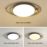 LED-loftlampe med planetmønster – loftbelysning