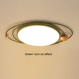 LED-loftlampe med planetmønster – loftbelysning