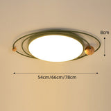 LED-loftlampe med planetmønster – loftbelysning