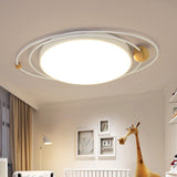 LED-loftlampe med planetmønster – loftbelysning