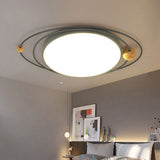 LED-loftlampe med planetmønster – loftbelysning
