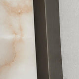 Væglampe med marmorlook – minimalistisk vægbelysning i kobbertoner