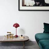 Bordlampe i metal – trådløs moderne bordbelysning