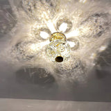 LED-loftlampe formet som en krystalkugle – loftbelysning