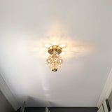 LED-loftlampe formet som en krystalkugle – loftbelysning