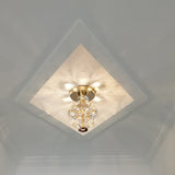 LED-loftlampe formet som en krystalkugle – loftbelysning