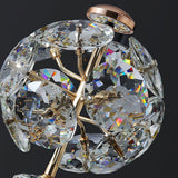 LED-loftlampe formet som en krystalkugle – loftbelysning