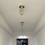 LED-loftlampe formet som en krystalkugle – loftbelysning