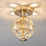 LED-loftlampe formet som en krystalkugle – loftbelysning
