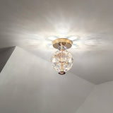 LED-loftlampe formet som en krystalkugle – loftbelysning
