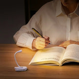 Mini læselampe med klips – genopladelig LED-bordlampe