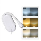 Mini læselampe med klips – genopladelig LED-bordlampe