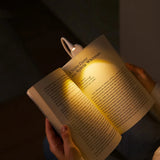 Mini læselampe med klips – genopladelig LED-bordlampe