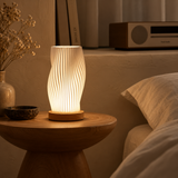 Bordlampe i metal med dobbelt skærm – dæmpbar LED med 3 lysfarver