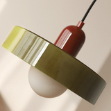 LED-pendel i glas – moderne hængelampe til stuen