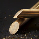 Lysekrone i messing og krystal – hængelampe med justerbar højde