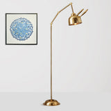 Gulvlampe i guld formet som en kanin – moderne standerlampe til stuen