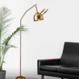 Gulvlampe i guld formet som en kanin – moderne standerlampe til stuen