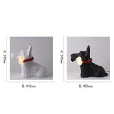 Bordlampe i resin formet som en hund – moderne