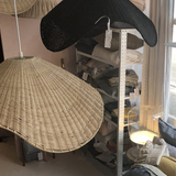 Rattanpendel – moderne enkel håndflettet hængelampe