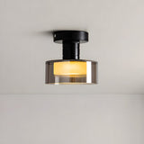 LED-loftlampe i glas – nordisk loftbelysning til gangen