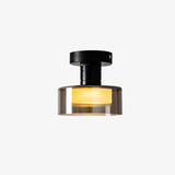 LED-loftlampe i glas – nordisk loftbelysning til gangen