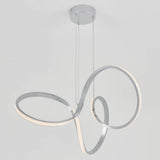 LED-loftlampe med spiralform – nordisk minimalistisk loftbelysning