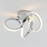 LED-loftlampe med spiralform – nordisk minimalistisk loftbelysning