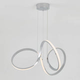 LED-loftlampe med spiralform – nordisk minimalistisk loftbelysning