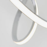LED-loftlampe med spiralform – nordisk minimalistisk loftbelysning