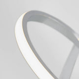 LED-loftlampe med spiralform – nordisk minimalistisk loftbelysning
