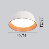 Loftlampe i resin – nordisk konisk loftbelysning