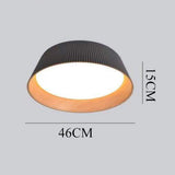 Loftlampe i resin – nordisk konisk loftbelysning
