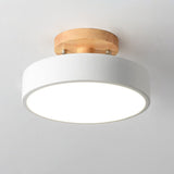 LED-loftlampe – nordisk rund semi-plafond til stuen