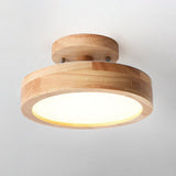 LED-loftlampe – nordisk rund semi-plafond til stuen