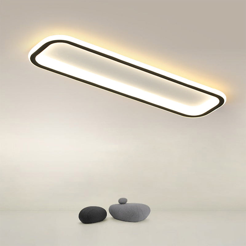 LED-loftlampe – nordisk aflang loftbelysning