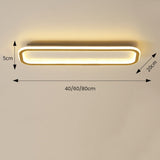 LED-loftlampe – nordisk aflang loftbelysning