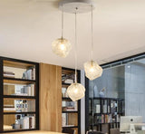 Lysekrone i glas & jern – Nore | Integreret LED