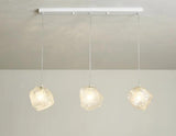 Lysekrone i glas & jern – Nore | Integreret LED