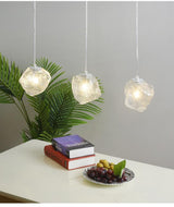 Lysekrone i glas & jern – Nore | Integreret LED
