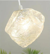 Lysekrone i glas & jern – Nore | Integreret LED