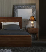 Bordlampe i keramik & stof – Lind | Nordisk design