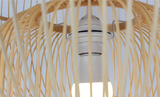 Pendellampe i bambus & træ – Liv | Nordisk design