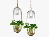 Pendellampe i jern & glas – Aslak | Integreret LED