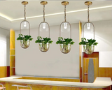 Pendellampe i jern & glas – Aslak | Integreret LED