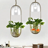 Pendellampe i jern & glas – Aslak | Integreret LED