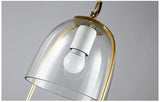 Pendellampe i jern & glas – Aslak | Integreret LED