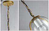 Pendellampe i jern & glas – Aslak | Integreret LED