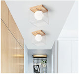 Loftlampe i træ & metal – Lykke | Integreret LED