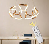 Lysekrone i aluminium & metal – Njord | Integreret LED